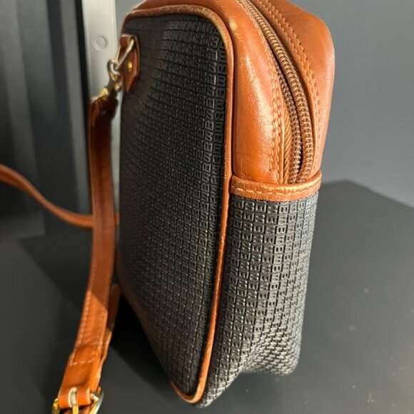 Bally Black/Brown Crossbody B Pattern Vintage - Picture 6 of 11